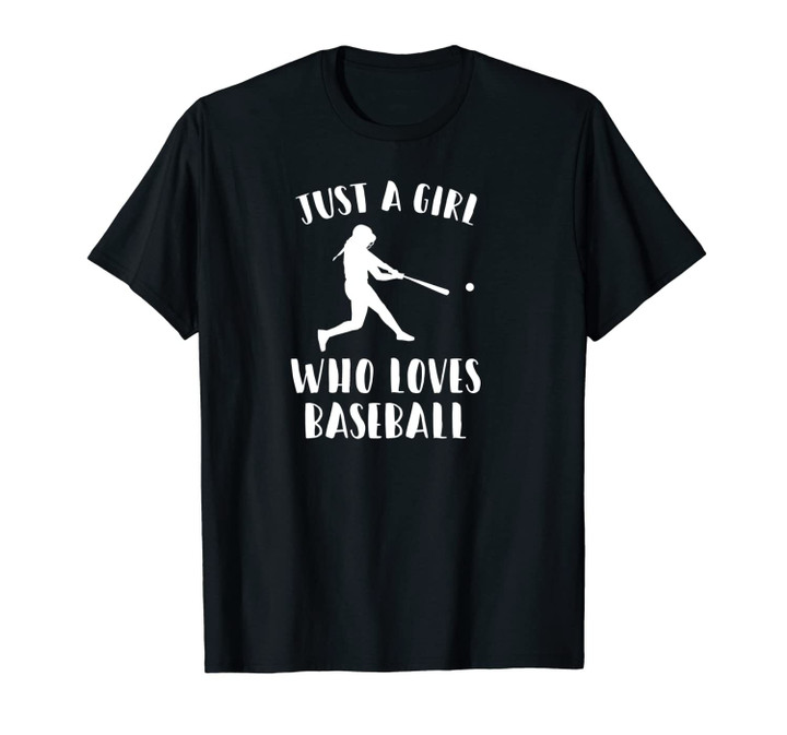 Baseball Gifts for Women Just A Girl Who Loves Baseball Unisex T-Shirt