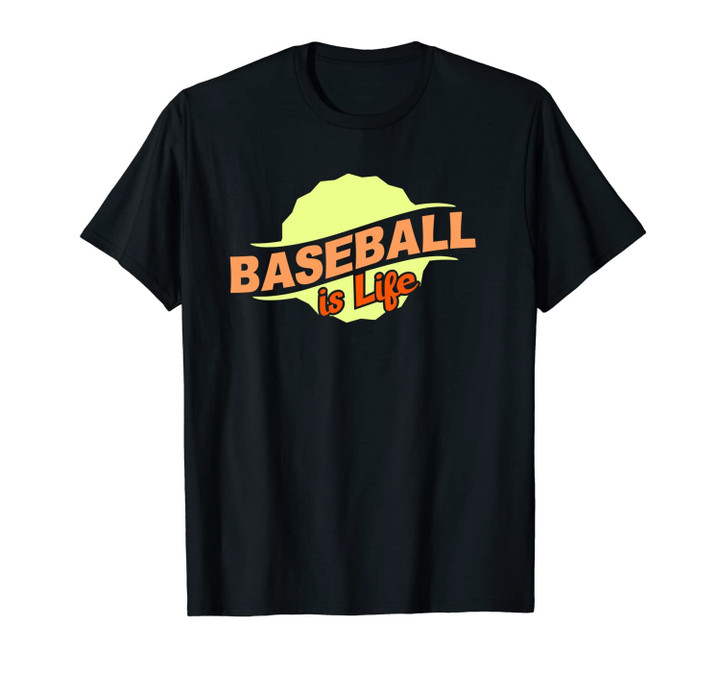 Baseball Is Life Cool Sports Lover Athlete Competitor Gift Unisex T-Shirt