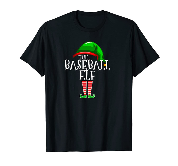 Baseball Elf Group Matching Family Christmas Gift Boys Set Unisex T-Shirt