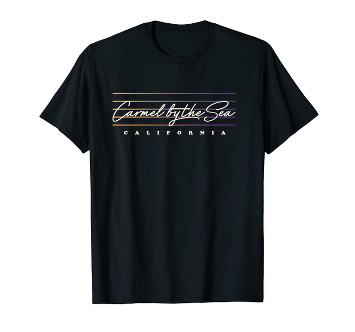 Carmel by the Sea Unisex T-Shirt Retro Style California Shirt