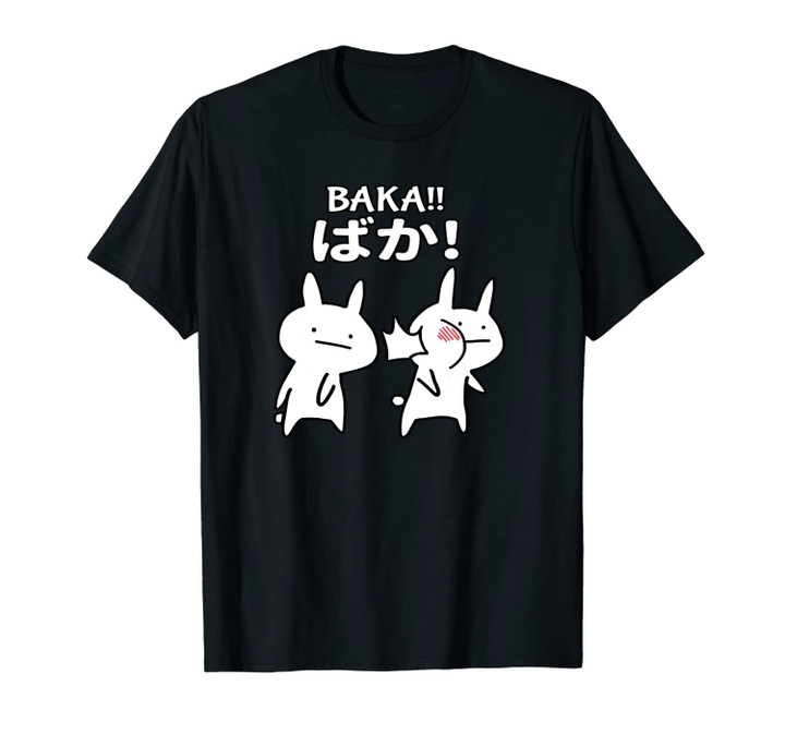 Anime Japan Baka Rabbit Slap Funny Gift Baka Cute Japanese Unisex T-Shirt
