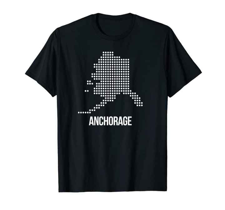 Anchorage Alaska State Map - AK Gifts Presents Unisex T-Shirt