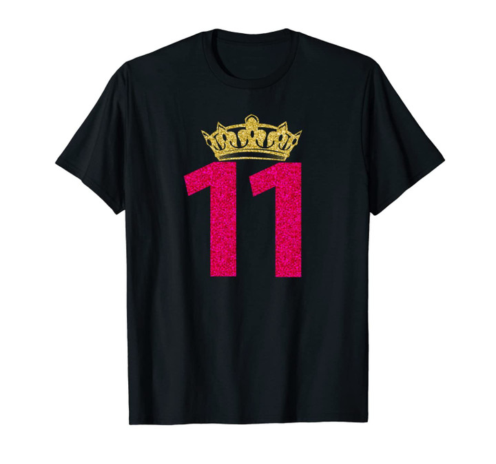 11th Birthday Crown For Girls | Princess 11 Year Old Unisex T-Shirt