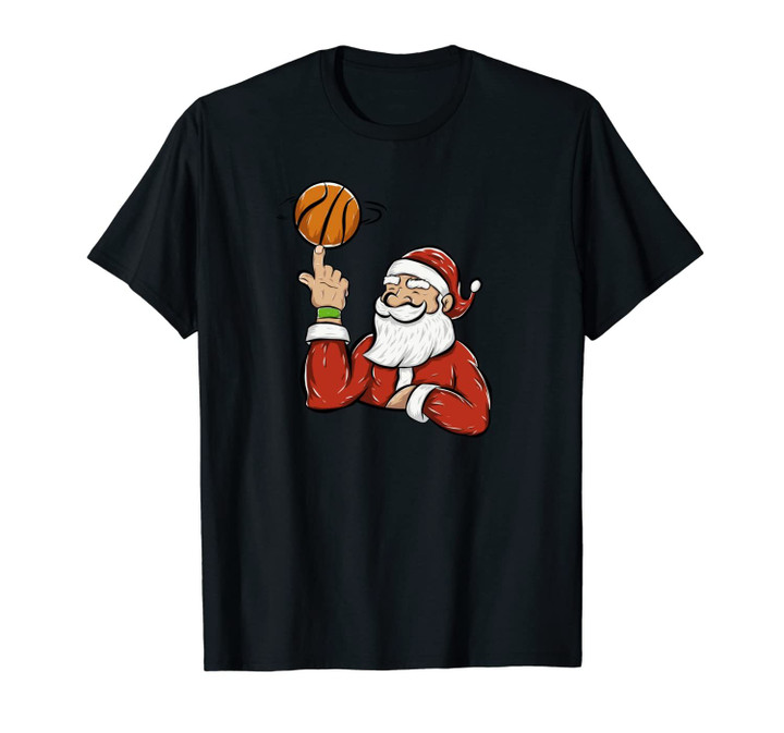 Merry Christmas | Santa Playing Basketball Tee Unisex T-Shirt