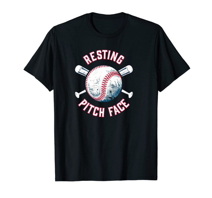 Resting Pitch Face - Baseball Pun Unisex T-Shirt