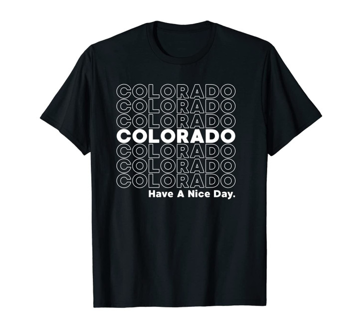 Colorado Grocery Bag Thank You Funny State Gift Unisex T-Shirt