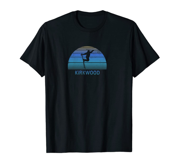 Unisex T-Shirt Top Kirkwood California Ski - Skier Fan Clothes Gift
