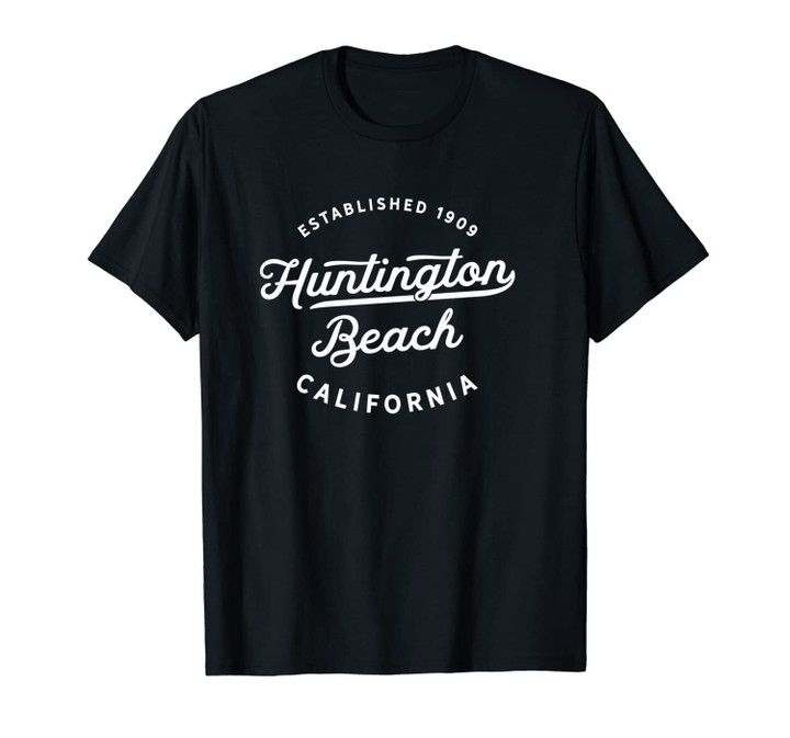 Classic Retro Vintage Huntington Beach California 1909 Gift Unisex T-Shirt
