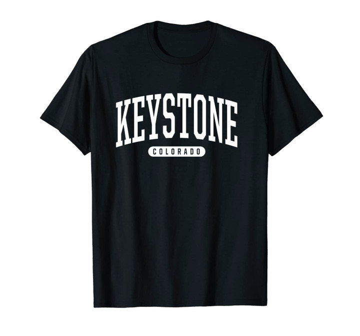 College Style Keystone Colorado Souvenir Gift Unisex T-Shirt