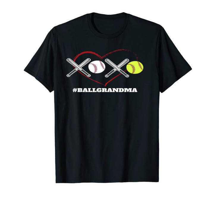 Nana Loves Balling Grandma Baseball Gift Design Unisex T-Shirt