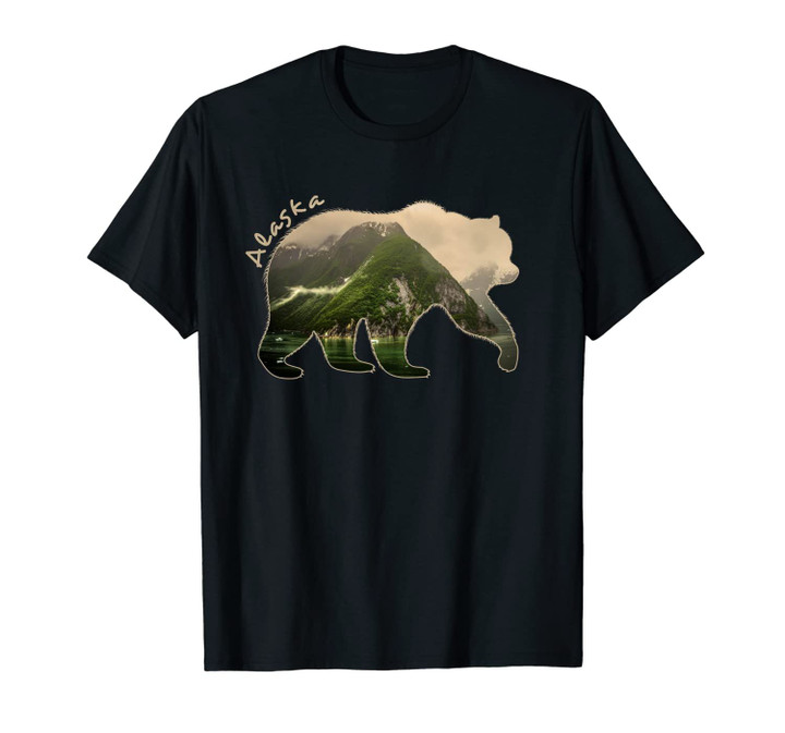 Alaska, Bear, Nature, Grizzly Bear Birthday, Christmas Gift Unisex T-Shirt