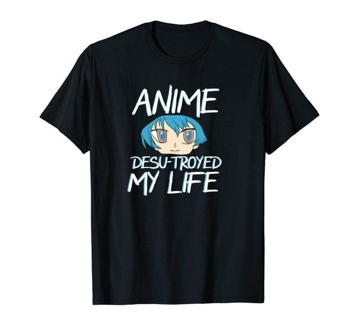 Anime Desu troyed My Life I Eat Sleep Anime Repeat Unisex T-Shirt