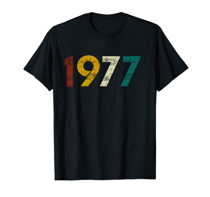 Vintage 1977 - Retro 40th Gift 40 Yrs Years Old Unisex T-Shirt