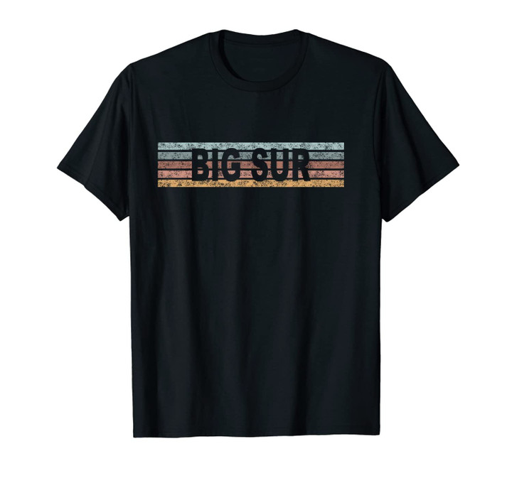 Big Sur California CA USA Retro Unisex T-Shirt