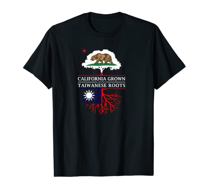 California Grown with Taiwanese Roots - Taiwan Unisex T-Shirt