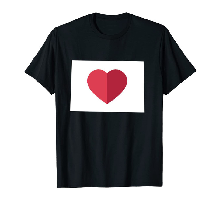 I Love Colorado Funny CO State Pride Heart Gift Souvenir Unisex T-Shirt