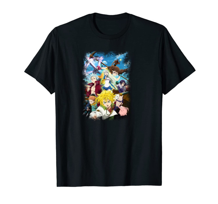 Seven Deadly Team Anime Sins Unisex T-Shirt