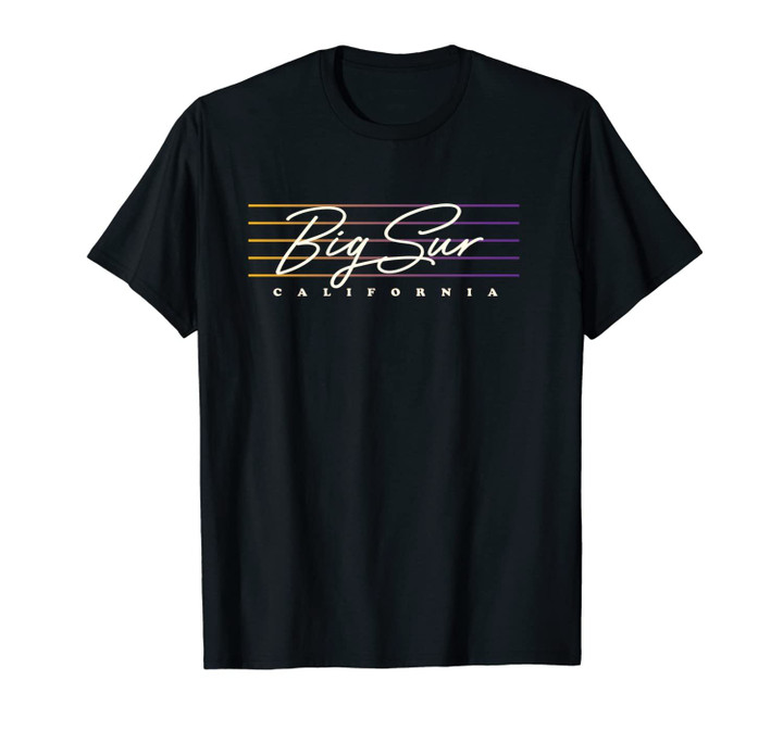 Big Sur Unisex T-Shirt Retro Style California Shirt