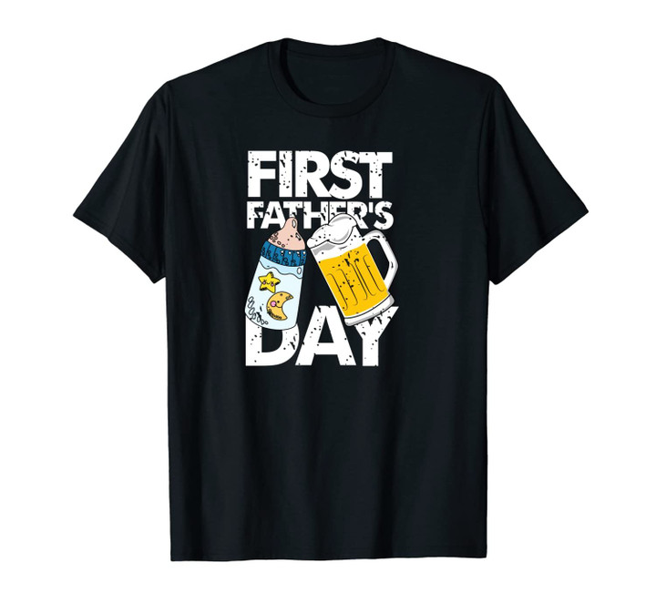 Father's Day - Funny First Father's Day Unisex T-Shirt