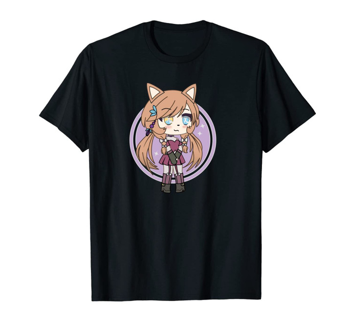 Cute Chibi style Kawaii Redhead Anime Fox Girl Foxy Chan Unisex T-Shirt