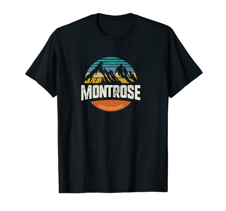 Vintage Montrose Colorado Outdoor Graphic Unisex T-Shirt