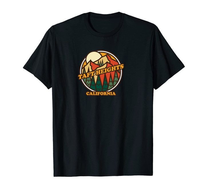 Vintage Taft Heights, California Mountain Hiking Souvenir Unisex T-Shirt