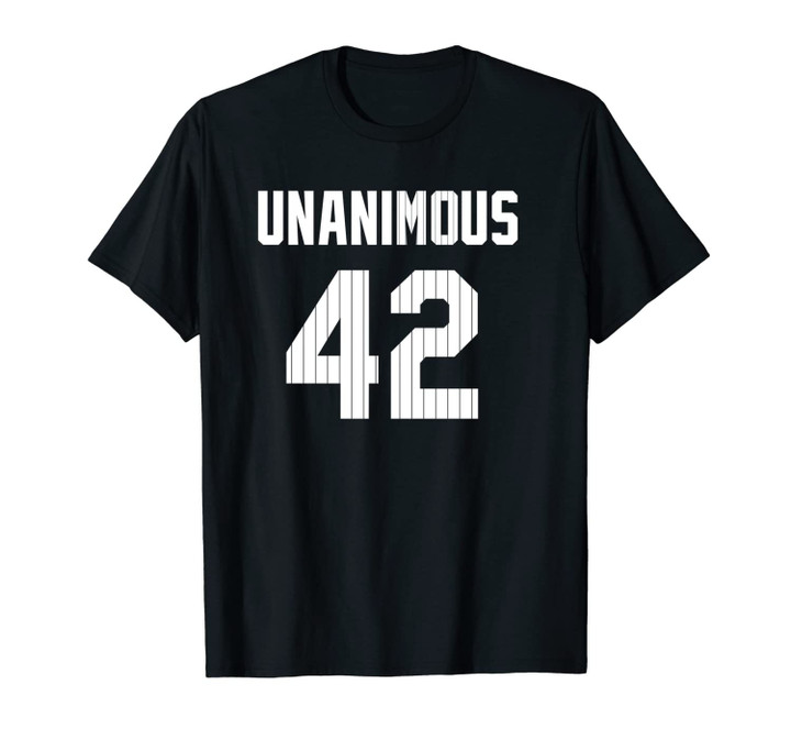 New York 42 Pro Baseball Unanimous HOF Mo Fan Hero Unisex T-Shirt