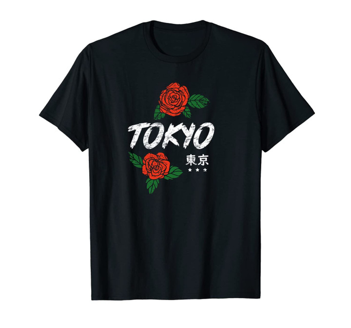 Tokyo Japan Roses Anime Unisex T-Shirt