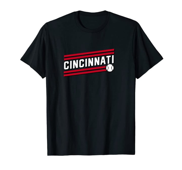 Cool Cincinnati Baseball Home Run Unisex T-Shirt