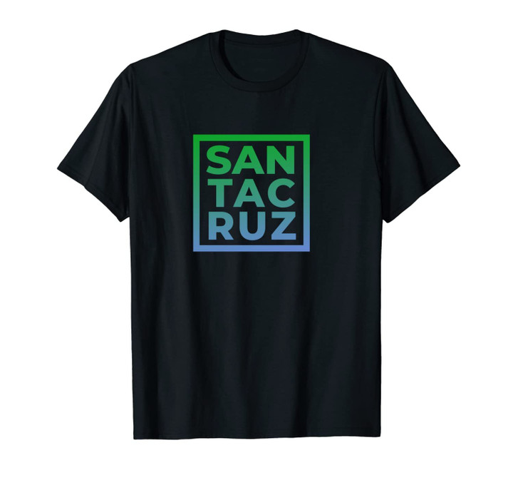 Santa Cruz Unisex T-Shirt Top Beach Surf College University Student