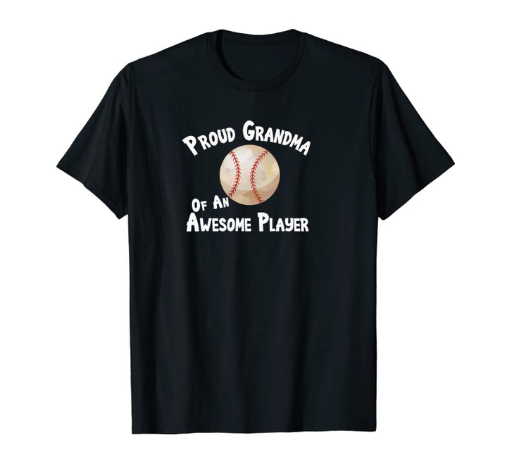Baseball Softball Proud Grandma of an Awesome Player Unisex T-Shirt