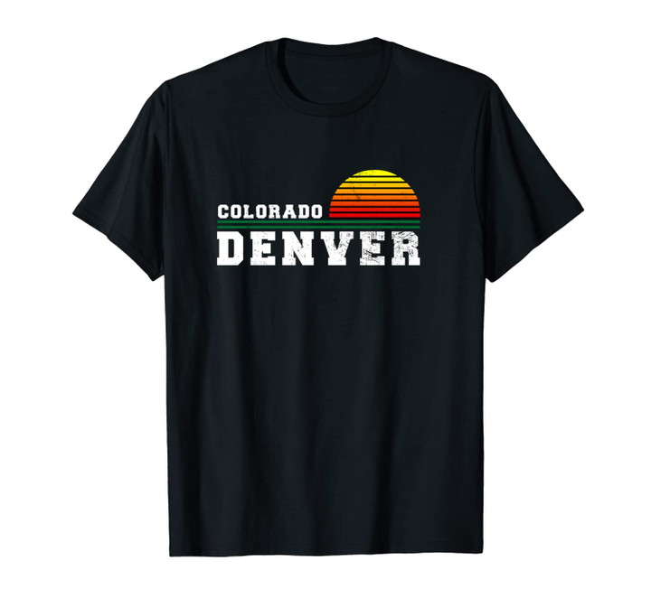 Denver Colorado, Distressed CO Gift Souvenir Unisex T-Shirt
