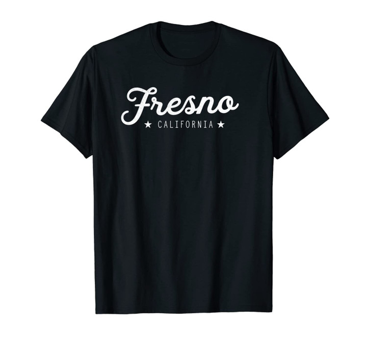 Classic Retro Vintage Fresno California USA Novelty Gift Unisex T-Shirt