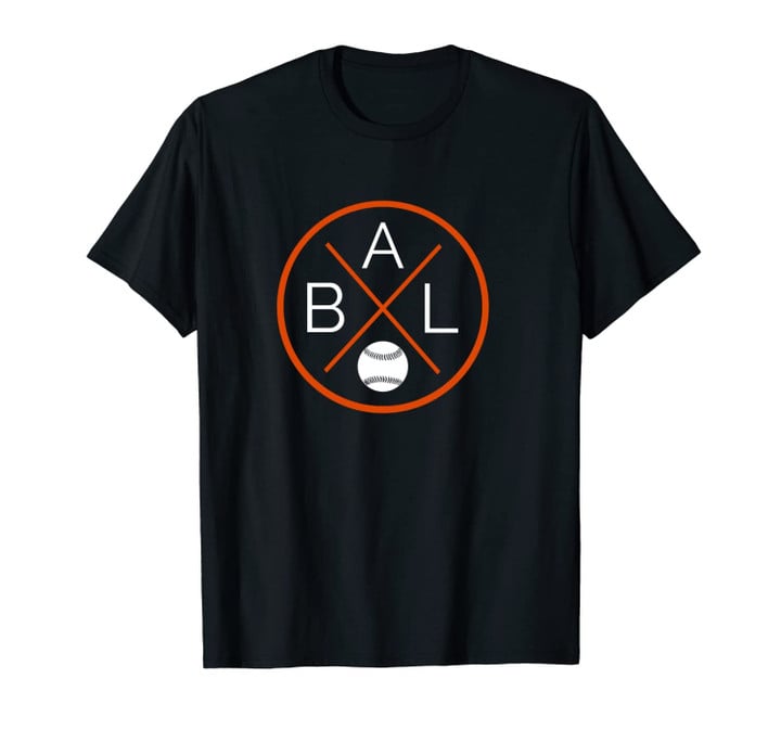 Baltimore BAL Classic Baseball Fan Badge Ballpark Unisex T-Shirt