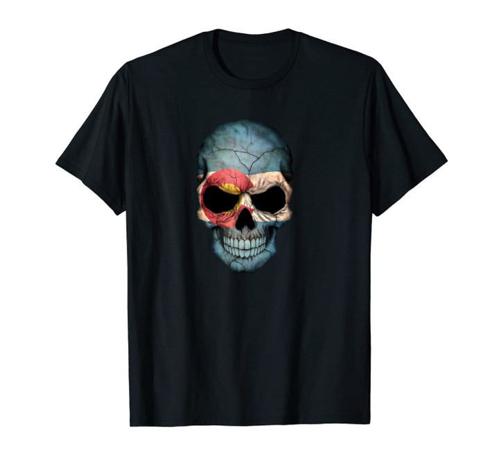 Colorado Flag Skull Shirt