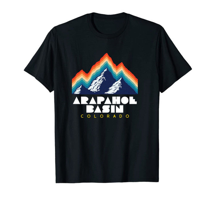 Arapahoe Basin, California - USA Ski Resort 1980s Retro Unisex T-Shirt