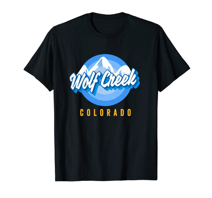 Cool Wolf Creek Blue Ski CO Winter Gear Colorado Snowboard Unisex T-Shirt