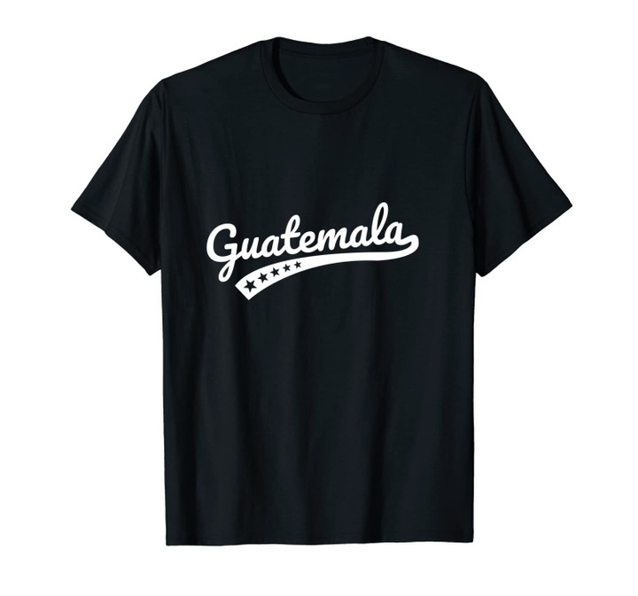 Guatemala Pride Baseball Wording Unisex T-Shirt