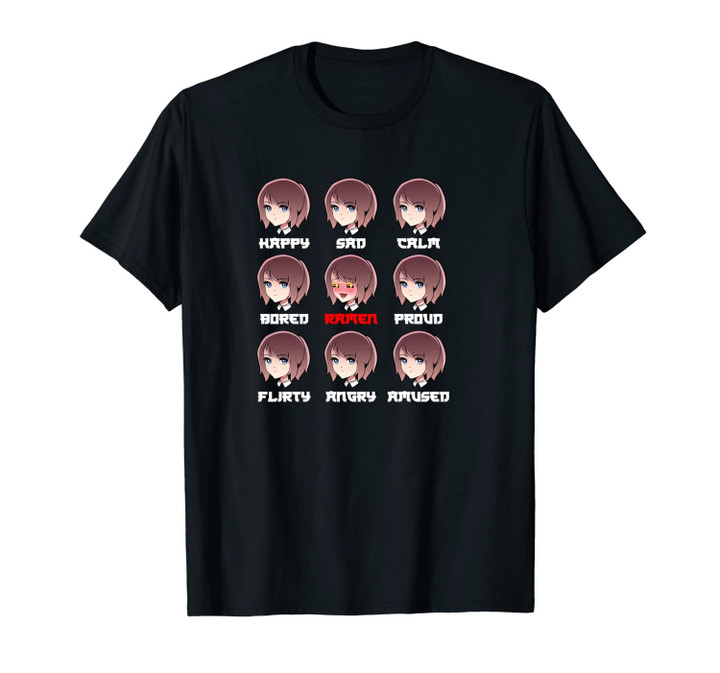 Ramen Moods Kawaii Anime Gift Unisex T-Shirt