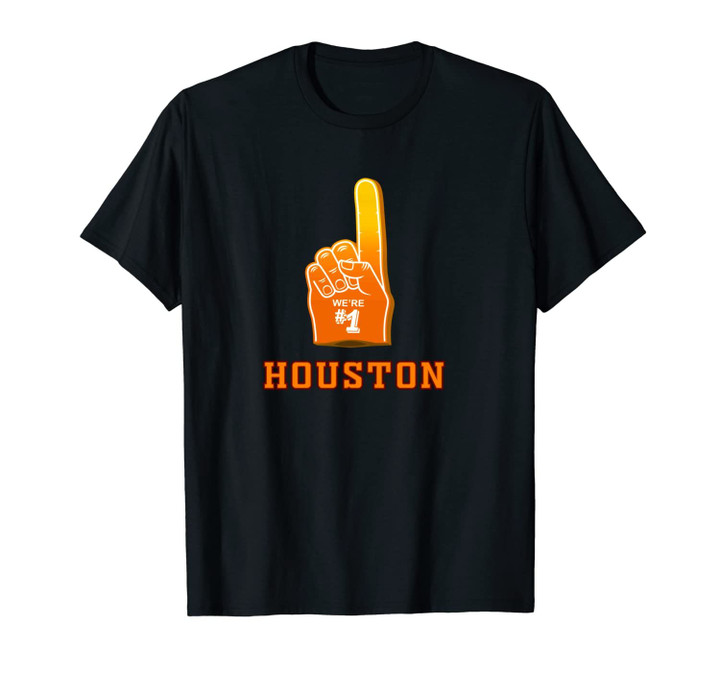 #1 Houston Baseball H | Vintage H-Town Crush City Texas Gift Unisex T-Shirt