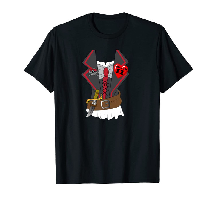 11th Birthday Pirate Costume for 11 year old girl - 11 yr Unisex T-Shirt