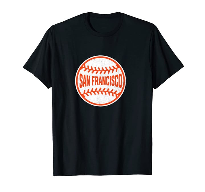 Vintage San Francisco Baseball Stitches Unisex T-Shirt