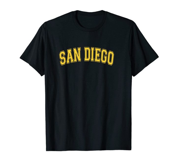 San Diego CA - Varsity Style Unisex T-Shirt