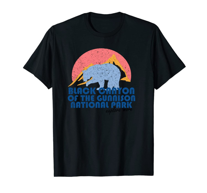 Black Canyon of the Gunnyson National Park Colorado Vintage Unisex T-Shirt