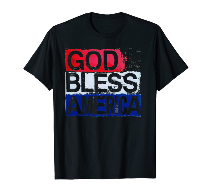 God Bless America, Patriotic Supporter of the United States Unisex T-Shirt