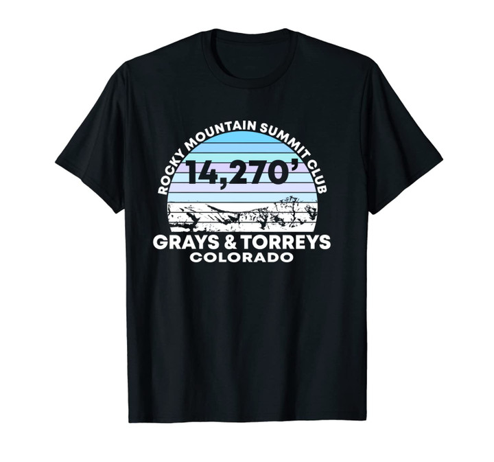 Rocky Mountain Grays and Torreys Colorado Summit Club Unisex T-Shirt