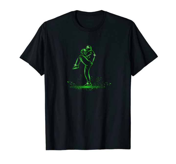 Cool Baseball Pitcher Graphic Baseball Lovers Fans Apparel Unisex T-Shirt
