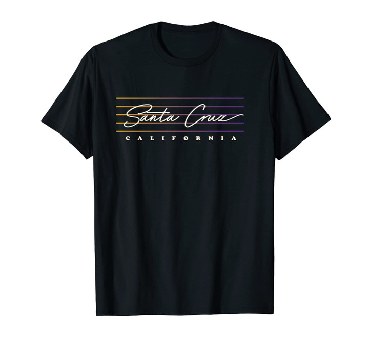 Santa Cruz Unisex T-Shirt Retro Style California Shirt