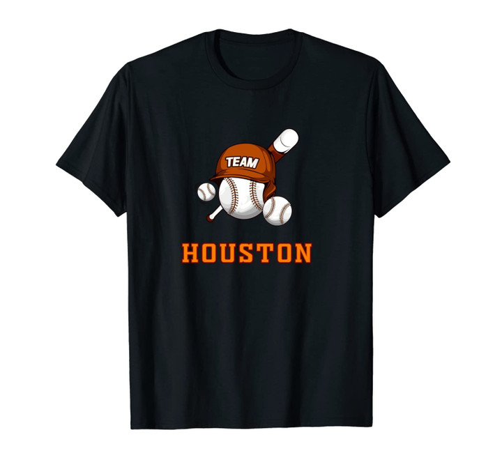 Vintage Retro Houston Texas Strong Baseball Graphic Unisex T-Shirt