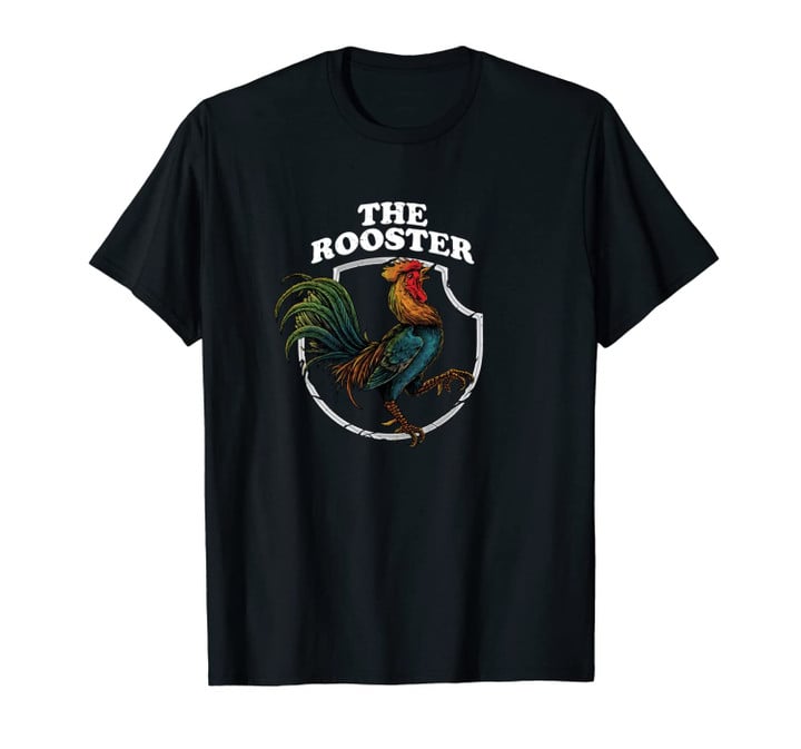 The Rooster Vintage Distressed Rooster Gift for Adults Youth Unisex T-Shirt